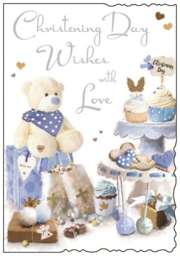Picture of CHRISTENING DAY WISHES CARD